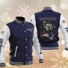 NFL New England Patriots Dark Blue Baseball Jacket