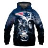 NFL New England Patriots Halloween Horror Night Pullover Hoodie