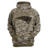 NFL New England Patriots Army Graphic Pullover Hoodie