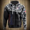 NFL New England Patriots Military Long Sleeve Zip Up Hoodie