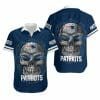 NFL New England Patriots Iron Skull Hawaiian Shirt