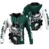 NCAA Michigan State Spartans Jack Skellington And Zero Pullover Hoodie