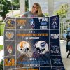 NFL Tennessee Titans Navy Blue Orange Quilt Blanket
