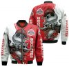 NCAA Ohio State Buckeyes Jack Skellington And Zero Bomber Jacket