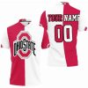 NCAA Ohio State Buckeyes Scarlet White Polo Shirt