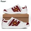 NFL Washington Commanders White Brown Stan Smith Shoes
