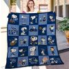 NFL Tennessee Titans Snoopy Blue Quilt Blanket