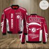 NCAA Alabama Crimson Tide Red White Bomber Jacket