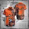 NFL Denver Broncos Orange Punisher Skull Hawaiian Shirt