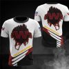 NFL Washington Commanders White Brown Logo T-Shirt
