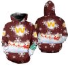 NFL Washington Commanders Cartoon Christmas Edition Pullover Hoodie