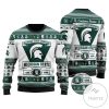 NCAA Michigan State Spartans Custom Name Logo Sweater