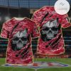 NFL Atlanta Falcons Red Camo Skull T-Shirt
