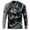 NFL Tennessee Titans Custom Name Number Skull Grey Sweatshirt