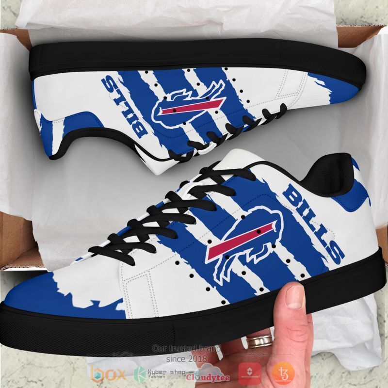 NFL Buffalo Bills White Blue Stan Smith Shoes V2 NFL Buffalo Bills White Blue Stan Smith Shoes V2