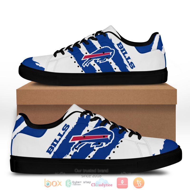 NFL Buffalo Bills White Blue Stan Smith Shoes V2 NFL Buffalo Bills White Blue Stan Smith Shoes V2
