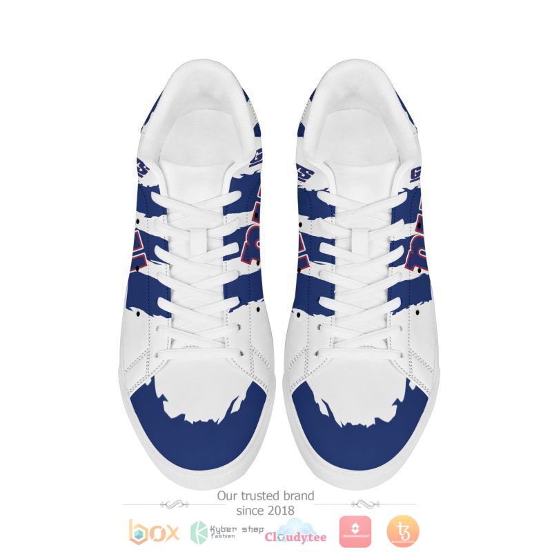 NFL New York Giants White Blue Stan Smith Shoes NFL New York Giants White Blue Stan Smith Shoes
