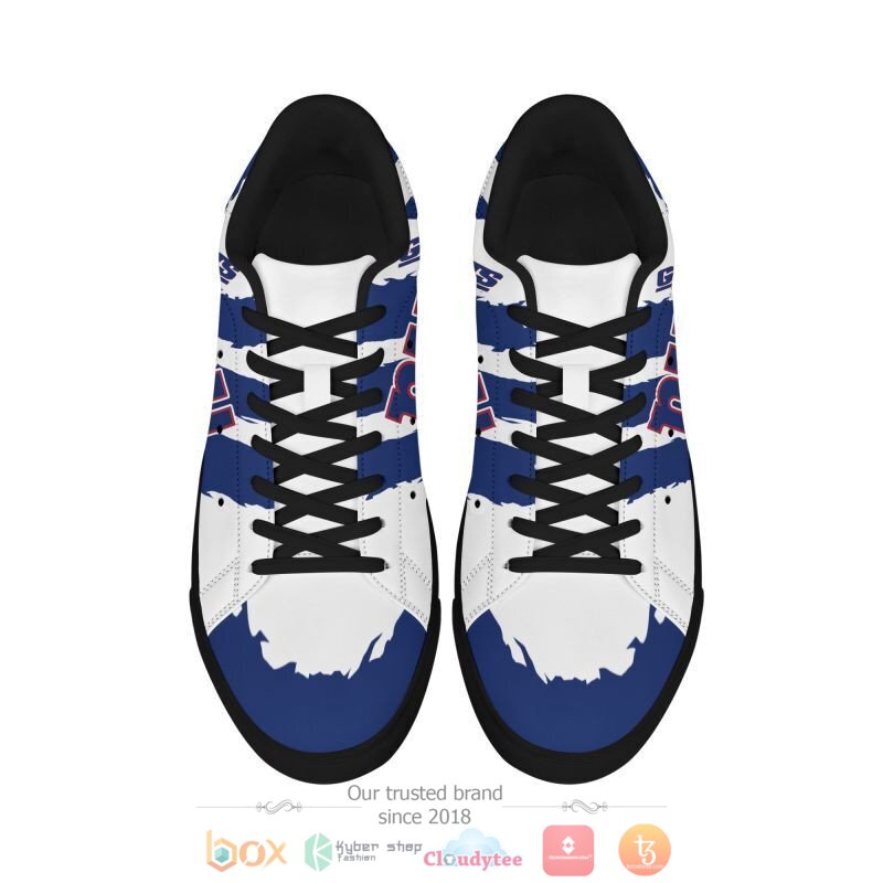NFL New York Giants White Blue Stan Smith Shoes NFL New York Giants White Blue Stan Smith Shoes