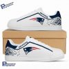 NFL New England Patriots White Navy Blue Stan Smith Shoes