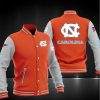 NCAA North Carolina Tar Heels Orange Baseball Jacket