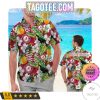 NCAA Alabama Crimson Tide Custom Name Beautiful Flower Hawaiian Shirt