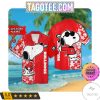 NCAA Georgia Bulldogs Custom Name Snoopy Dog Hawaiian Shirt