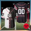 NCAA Georgia Bulldogs Custom Name Number Black White Baseball Jersey