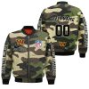 NFL Washington Commanders Custom Name Number Camo Style Bomber Jacket
