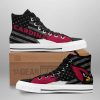 NFL Arizona Cardinals America Flag Red High Top Shoes