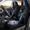 NFL New England Patriots Helmet Black Grey Blue Car Seat Covers