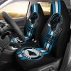 NFL Carolina Panthers Black Blue Helmet Car Seat Covers