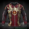 NFL Washington Commanders Spider Man Edition Zip Up Hoodie