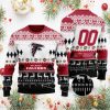 NFL Atlanta Falcons Custom Name Number Ugly Christmas Sweater