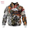 NFL Denver Broncos Custom Name Number Hunter Pullover Hoodie