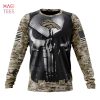 NFL Denver Broncos Custom Name Number Punisher Camo Sweatshirt