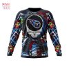 NFL Tennessee Titans Custom Name Number Special Skull Sweatshirt