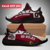NCAA Ohio State Buckeyes Gray Scarlet Yeezy Boost Sneakers