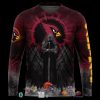 NFL Arizona Cardinals Custom Name Number Red Black Hades Sweatshirt