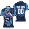 NFL Tennessee Titans Custom Name Number Derrick Henry 22 Polo Shirt