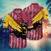 NFL Arizona Cardinals Red America Flag Hawaiian Shirt