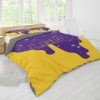 NCAA LSU Tigers Purple Gold Bedding Set