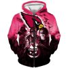 NFL Arizona Cardinals Halloween Night Zip Up Hoodie