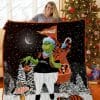 NFL Cincinnati Bengals The Grinch Christmas Quilt Blanket