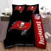 NFL Tampa Bay Buccaneers Black Red Bedding Set