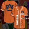 NCAA Auburn Tigers Custom Name Orange Baseball Jersey