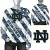 NCAA Notre Dame Fighting Irish Grey White Sweatshirt