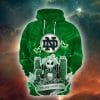 NCAA Notre Dame Fighting Irish Green Jack Skellington Pullover Hoodie