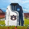 NCAA Auburn Tigers White Navy Blue Pullover Hoodie