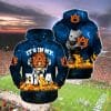 NCAA Auburn Tigers Baby Groot Blue Pullover Hoodie