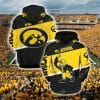 NCAA Iowa Hawkeyes Black Gold Mascot Pullover Hoodie